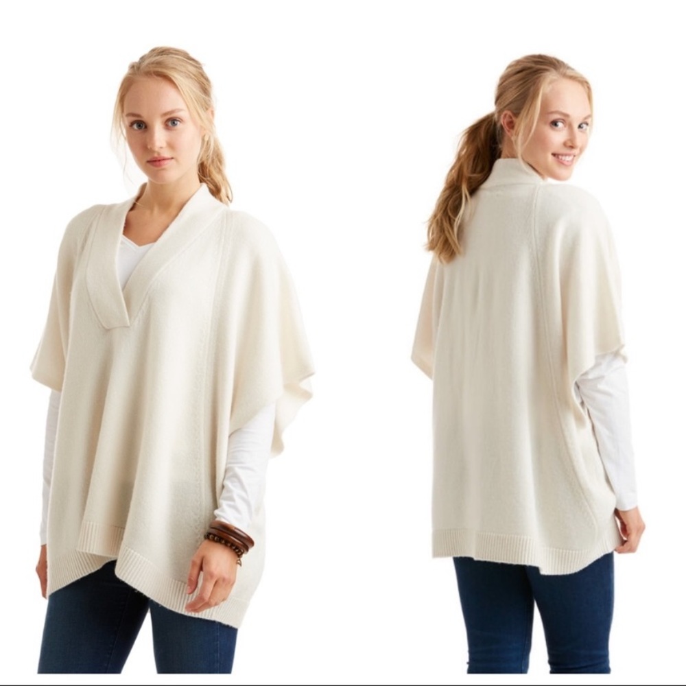 Vineyard Vines cashmere poncho